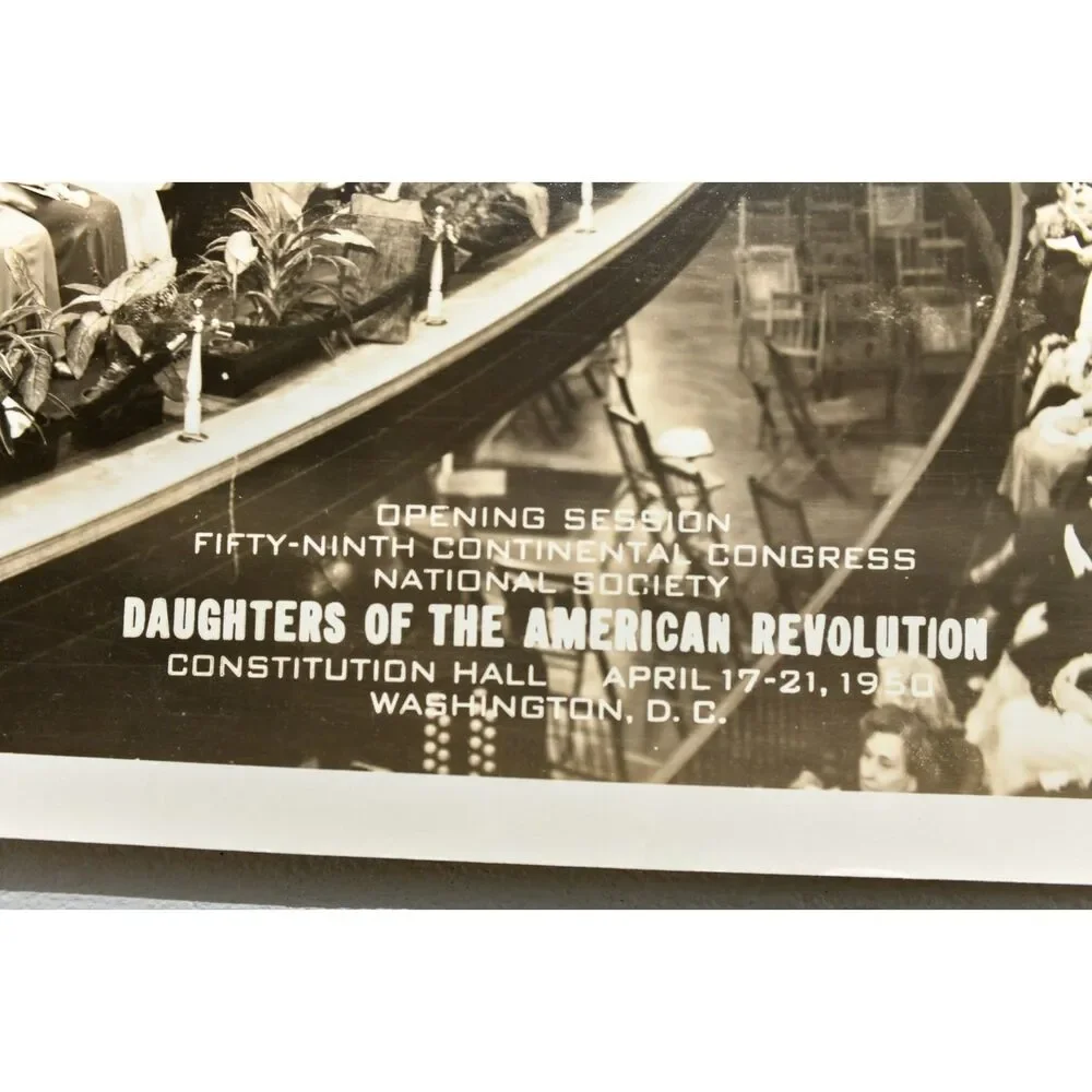 1950 DAR Constitution Hall Panoramic Photo DAR Continental Congres Washington DC